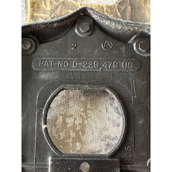 Vintage ornate Carriage House Triple Light Switch Cover Plate Brass bronze set 4 - Picture 8 of 10
